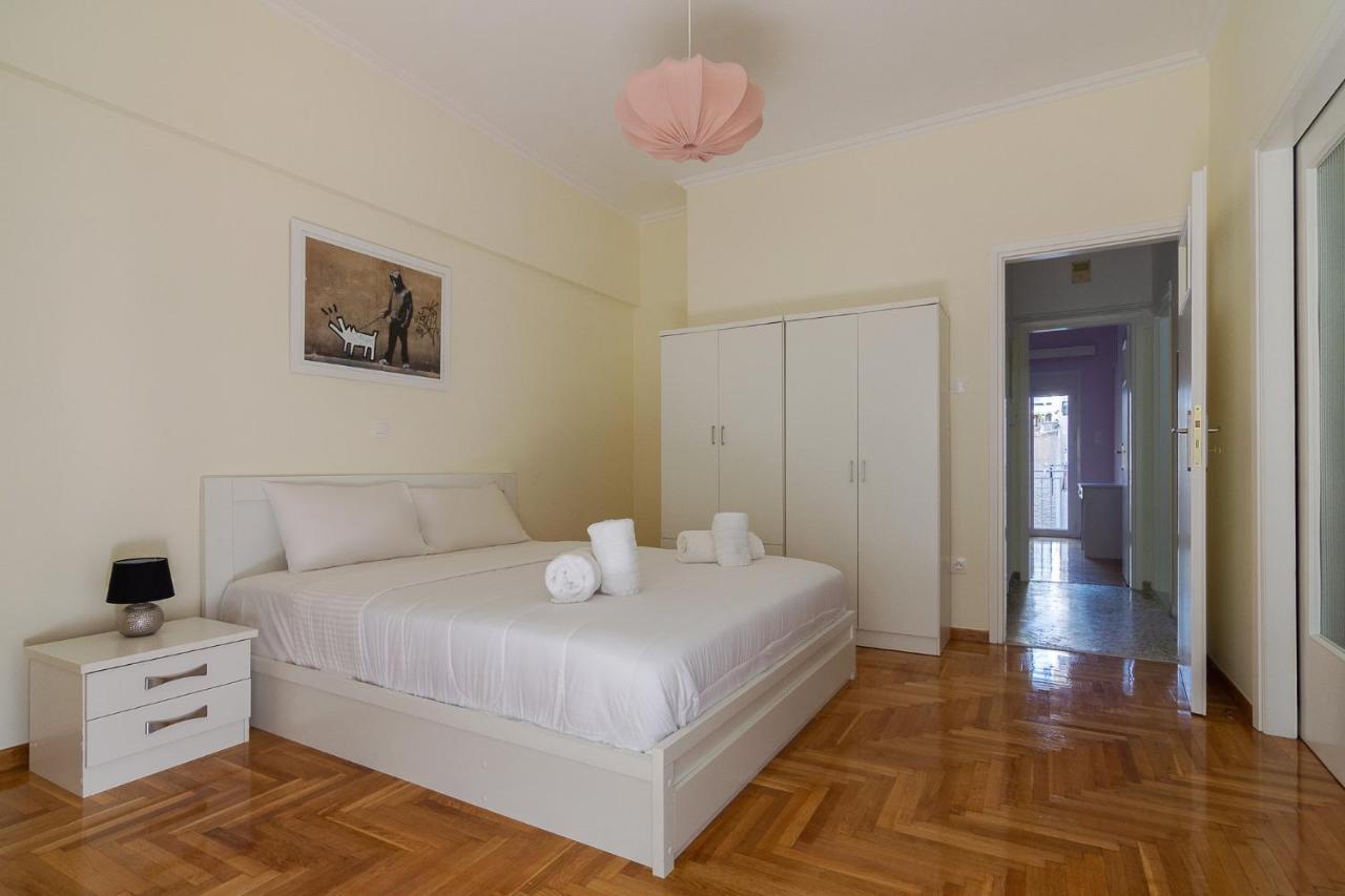 Bright And Spacious 2-Bedrooms Apartment In Athens Ngoại thất bức ảnh