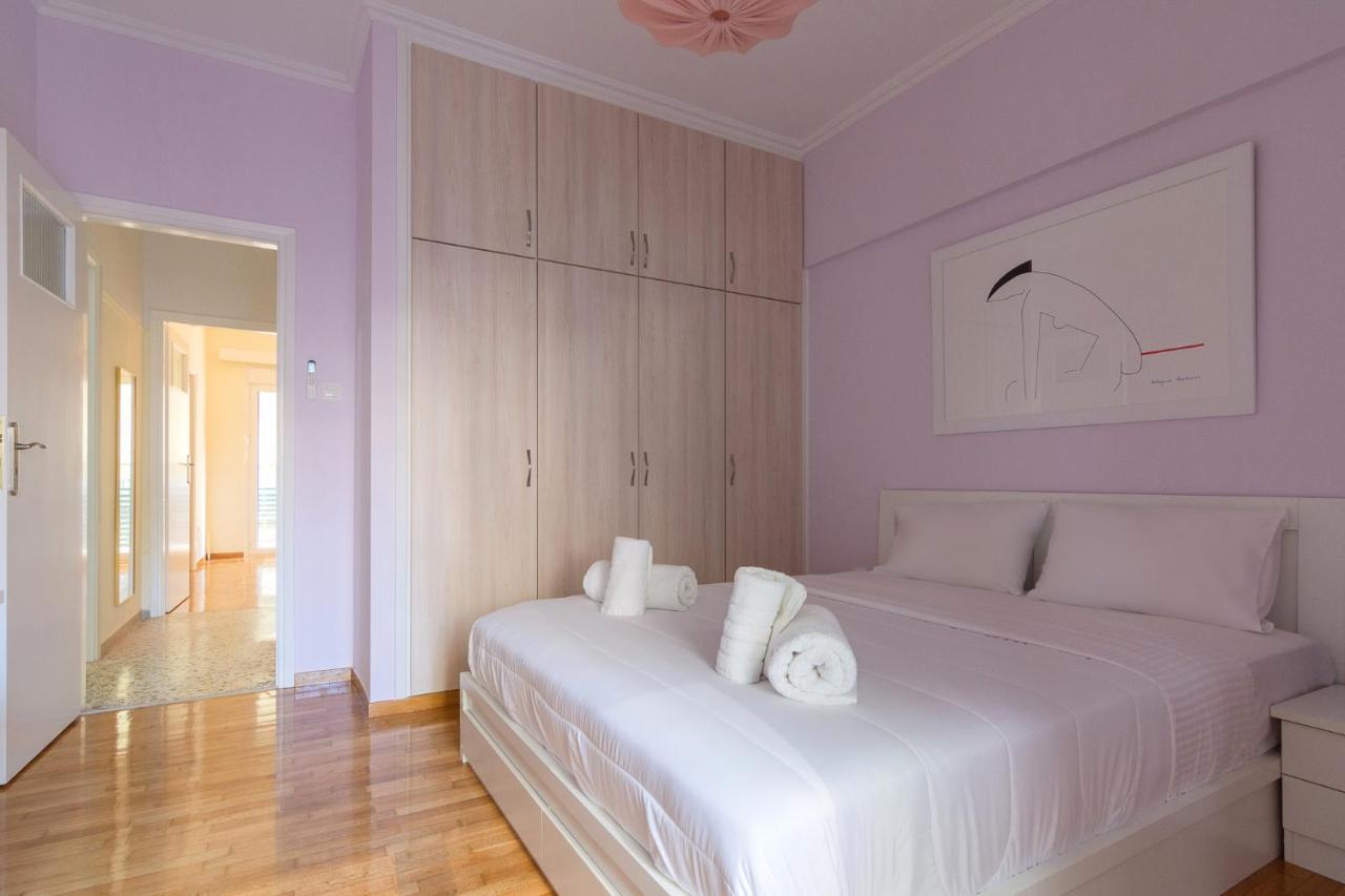 Bright And Spacious 2-Bedrooms Apartment In Athens Ngoại thất bức ảnh